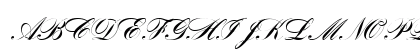 Bank Script Joining D Regular Uppercase Preview
