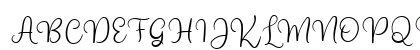 Bright Star Dafont Regular Uppercase Preview