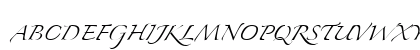 Zapfino Extra LT Pro Regular Uppercase Preview