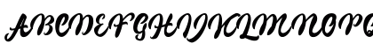 Tristan Script Regular Uppercase Preview
