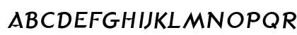 Pacific Regular Uppercase Preview