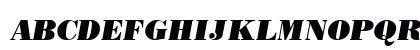 BostonBlack kursiv Uppercase Preview
