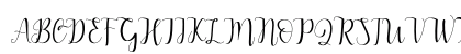 Alderta Regular Uppercase Preview