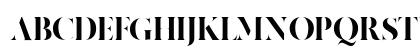 amigh Regular Uppercase Preview