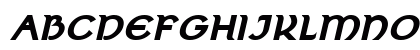Berenika Bold Oblique Uppercase Preview