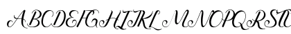 Belvania Regular Uppercase Preview