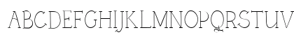 Rough LT Light Uppercase Preview