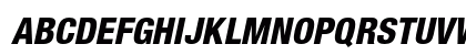 Helvetica Neue LT Pro 87 Heavy Condensed Oblique Preview