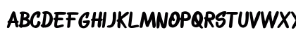 Snack Font Regular Uppercase Preview