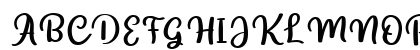 Sticknote Regular Uppercase Preview