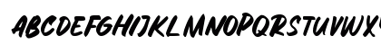 Gemini Brush Regular Uppercase Preview
