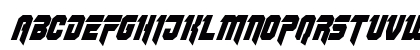 OmegaForce Condensed Italic Condensed Italic Uppercase Preview