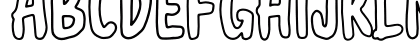 halloween outline Regular Uppercase Preview