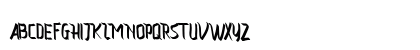 Vamfired Regular Uppercase Preview