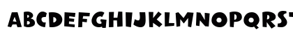 P22 Rakugaki Latin Regular Uppercase Preview