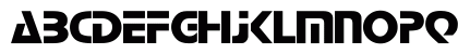 Macaro Regular Uppercase Preview