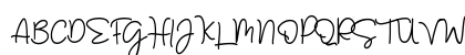 Angel Cry Regular Uppercase Preview