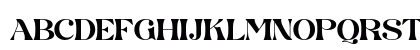 Glirock Regular Uppercase Preview