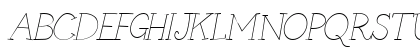 MummBasic ExtraLightItalic Uppercase Preview
