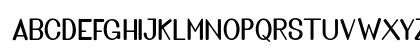 Golden Bridge Sans Regular Uppercase Preview