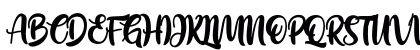 Zegirats Regular Uppercase Preview