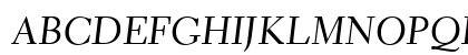 Elante Italic Preview