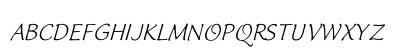 Italican Script Regular Uppercase Preview