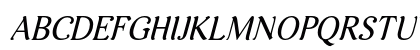 Aurelis ADF No2 Std Italic Uppercase Preview