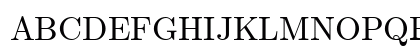 cmr10 Regular Uppercase Preview