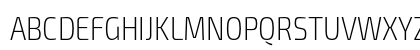Exo 2 Extra Light Condensed Uppercase Preview