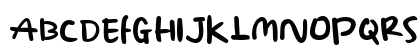 crufty craf Regular Uppercase Preview