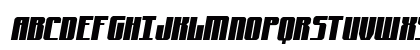 Xeno-Seeker Semi-Italic Regular Uppercase Preview