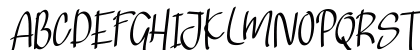 Landing Surely Regular Uppercase Preview