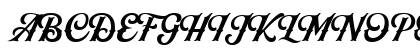 Black Jack Script Regular Uppercase Preview