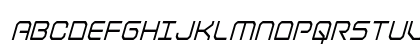 Light Brigade Condensed Italic Uppercase Preview