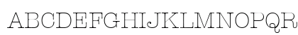 AmTypewriterITC Light Preview