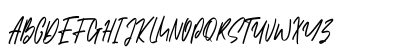 Asiatropic Free Font Regular Uppercase Preview