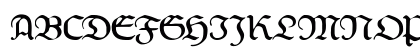 Weiss-Fraktur Regular Uppercase Preview