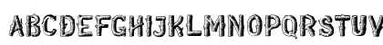Wooden Log Regular Uppercase Preview