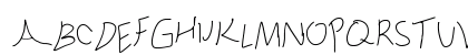 Bouncing Sans Regular Uppercase Preview