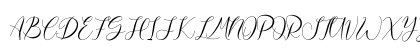 Freelove Regular Uppercase Preview