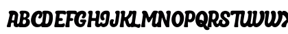 Retro Beach Regular Uppercase Preview