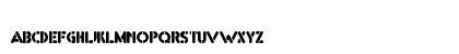 RM Playtime stencil Regular Uppercase Preview