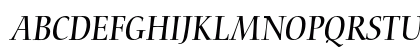 Nofret Italic OsF Uppercase Preview