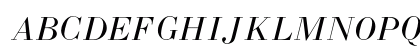 BodoniL-SC-Italic Regular Preview