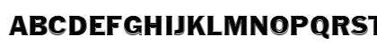 FranklinGotTRegIn1 Regular Uppercase Preview