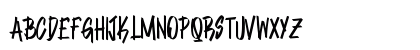 Mark Brush Regular Uppercase Preview