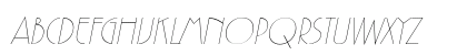 P700-Deco Italic Uppercase Preview
