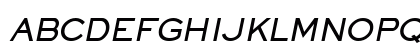 Eyeglass BoldItalic Uppercase Preview