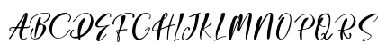 Georgina Script Regular Uppercase Preview